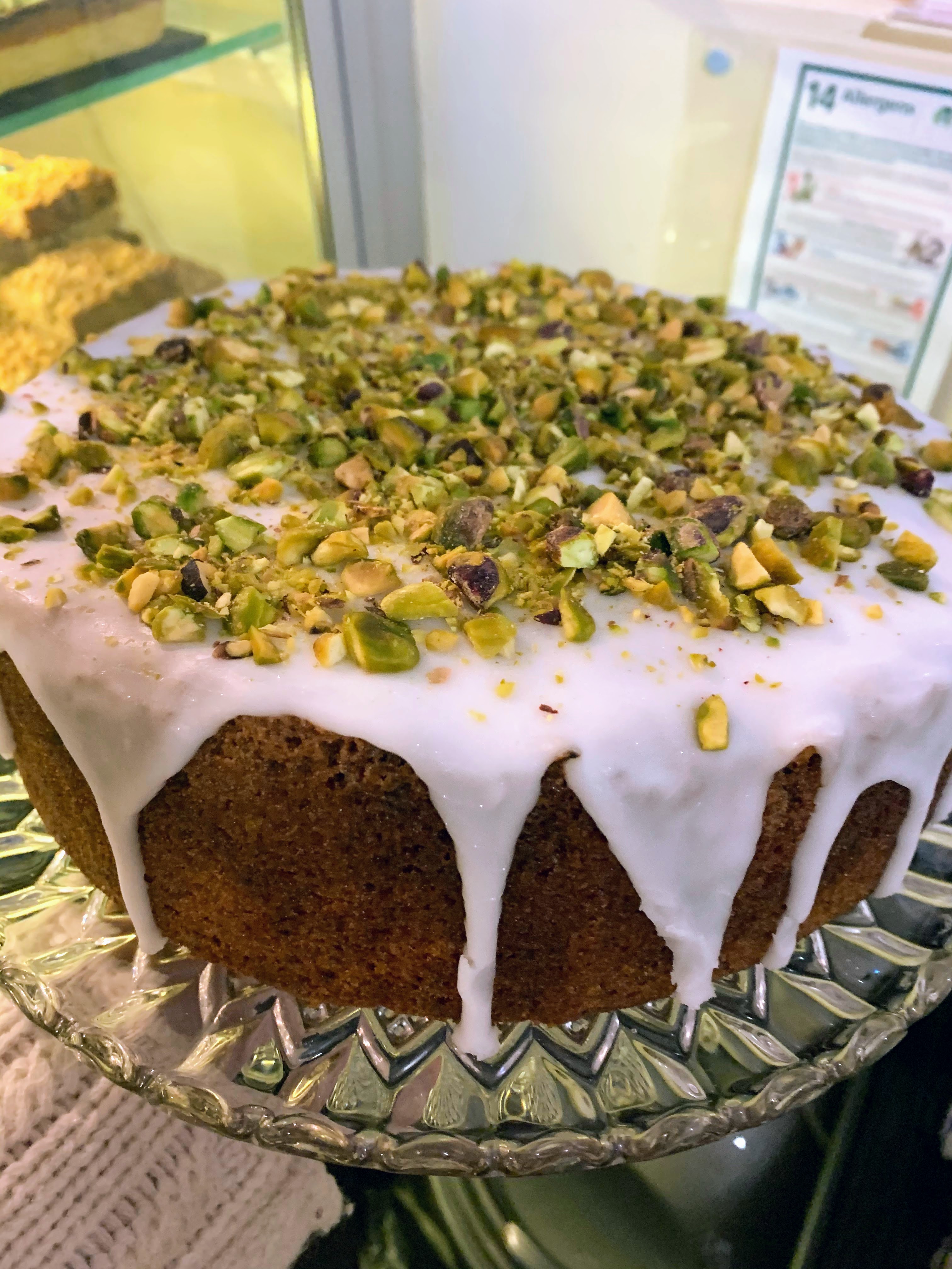 Pistachio, Lemon & Rosemary Cake