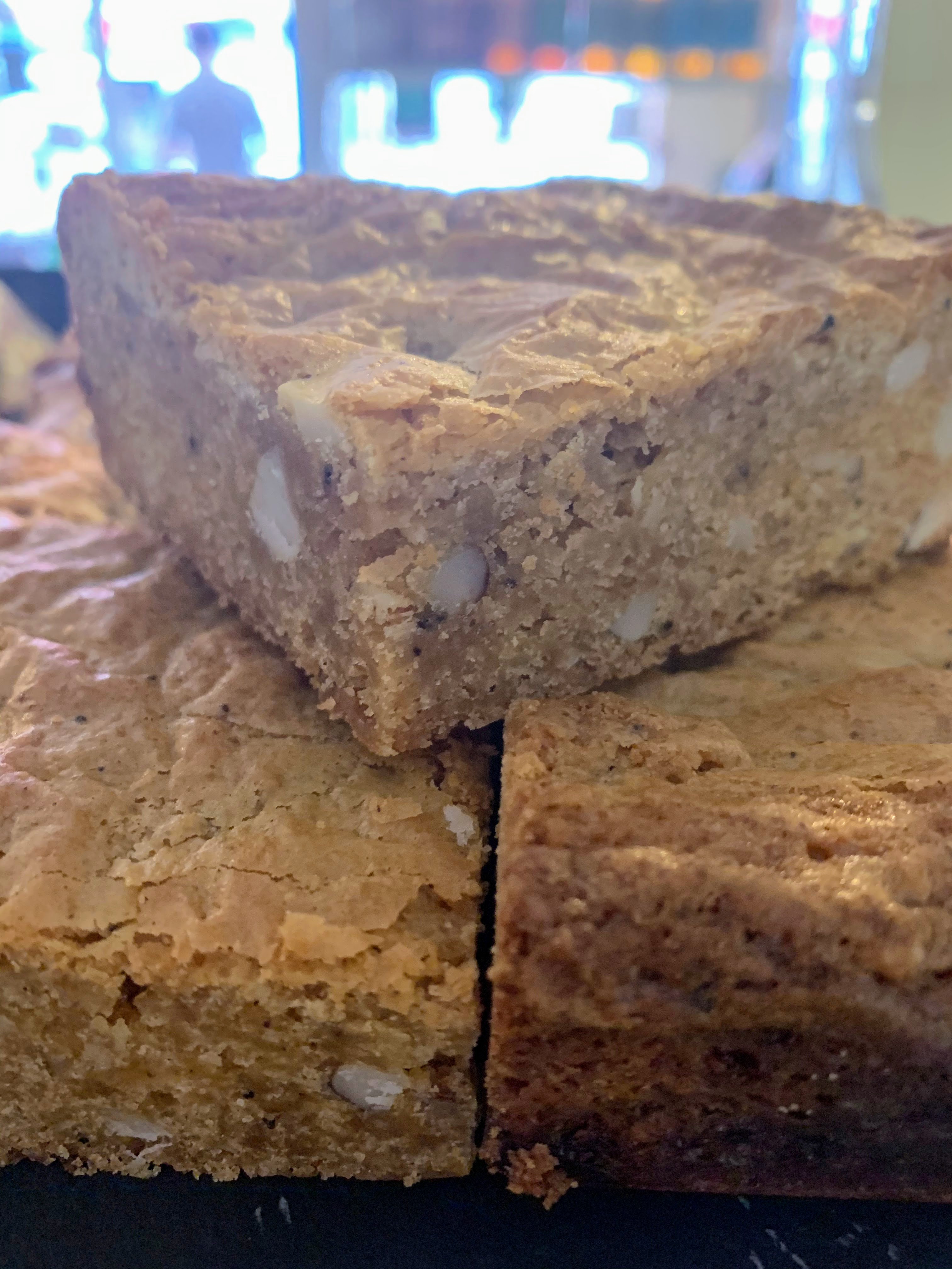 Hazelnut & Brazil Nut Blondies (Gluten Free)