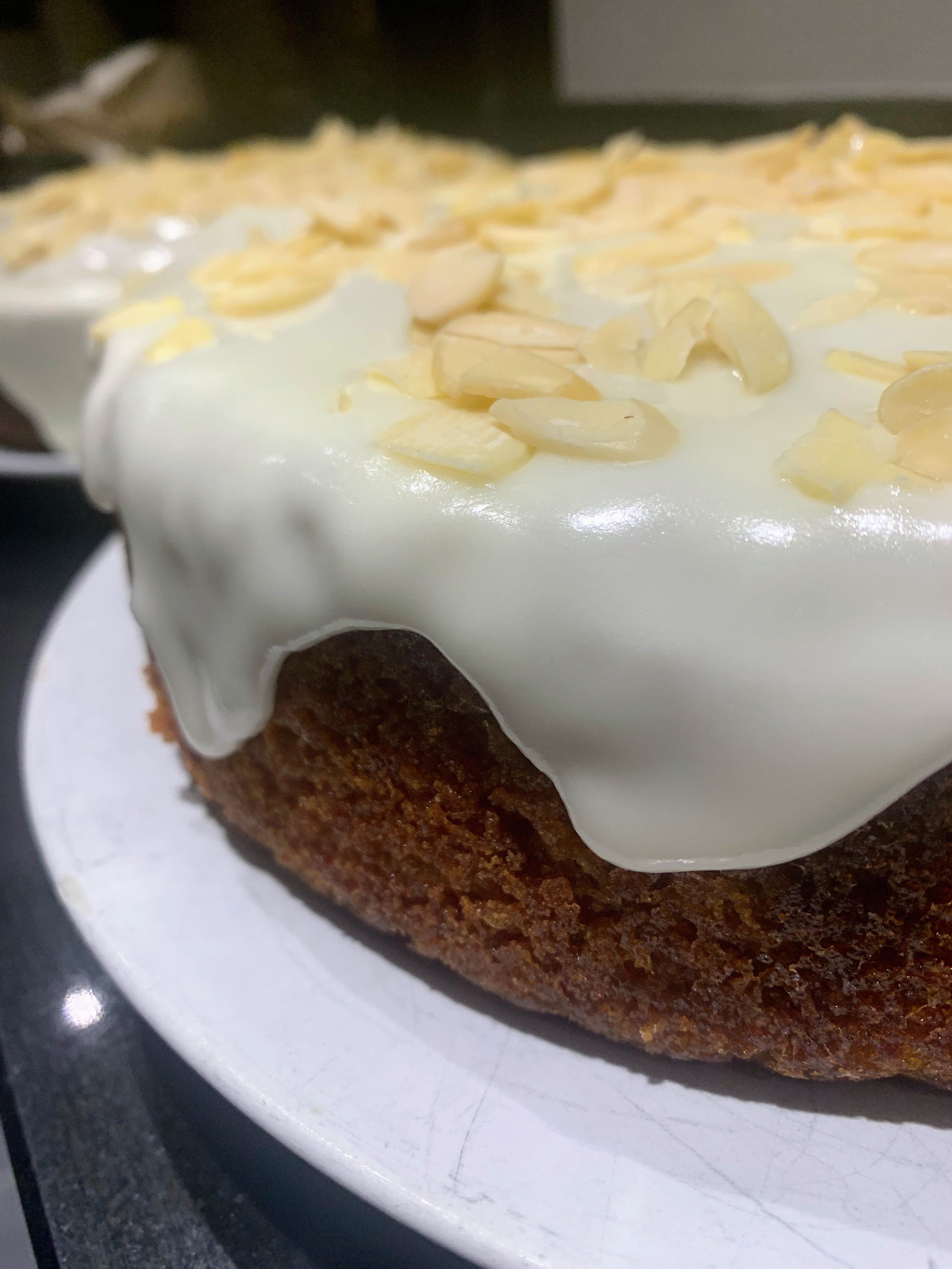 Orange Honey Polenta Cake